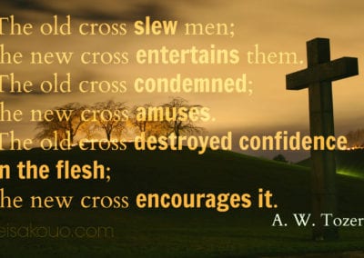AW Tozer on the Cross
