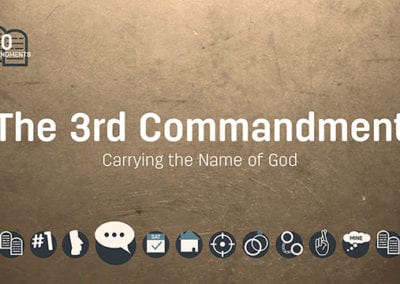 Keeping the 3rd Commandment